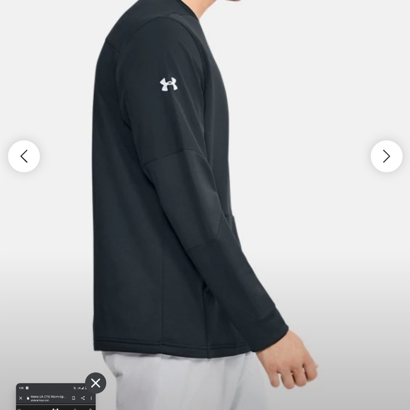 Under Armour Men's CTG Warm-Up Layering Crew Pullover Under Armour Men's CTG Warm-Up Layering Crew Pullover